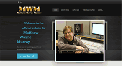 Desktop Screenshot of matthewwaynemurray.com