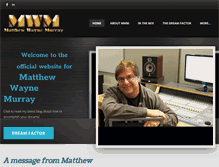 Tablet Screenshot of matthewwaynemurray.com